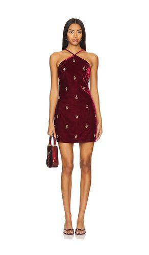 Camille Dress in Burgundy. - size L (also in M, S, XL, XS) - MISA Los Angeles - Modalova