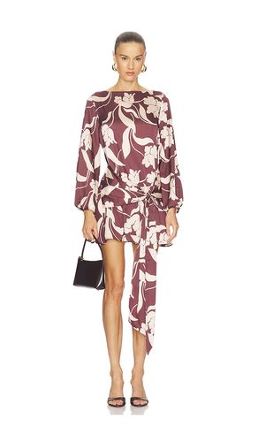 Larissa Dress in Chocolate. - size L (also in M, S) - MISA Los Angeles - Modalova