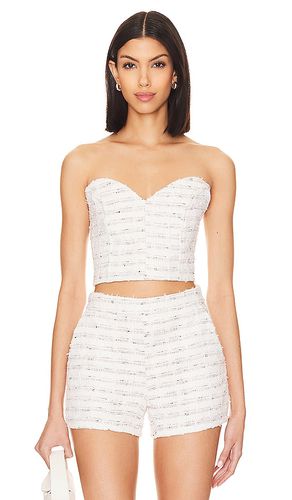 Astor Bustier in White. - size L (also in M, S, XL, XS) - MISA Los Angeles - Modalova