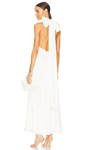 X REVOLVE Evianna Satin Gown in White. - size L (also in M, S, XL, XS, XXL) - MISHA - Modalova