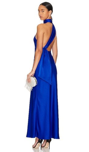 Alastair Satin Gown in Royal. - size L (also in M, S, XL, XS, XXL, XXS) - MISHA - Modalova