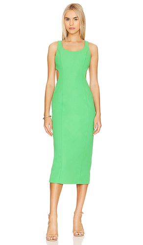 Coretta Bonded Midi Dress in Green. - size S (also in XS) - MISHA - Modalova