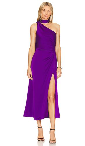 Estra Midi Dress in Purple. - size L (also in S, XS) - MISHA - Modalova