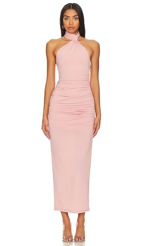 Vestido midi jovie en color rosado talla L en - Pink. Talla L (también en M, S, XL, XS, XXS) - MISHA - Modalova