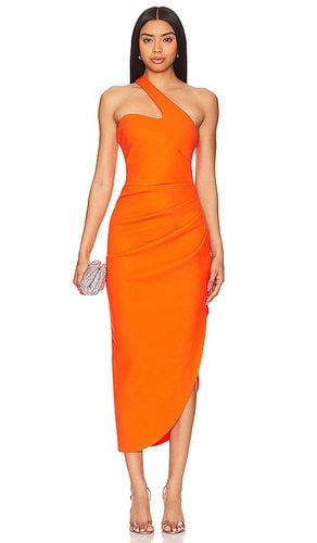 Vestido midi delancey en color naranja talla M en - Orange. Talla M (también en S, XL, XS) - MISHA - Modalova