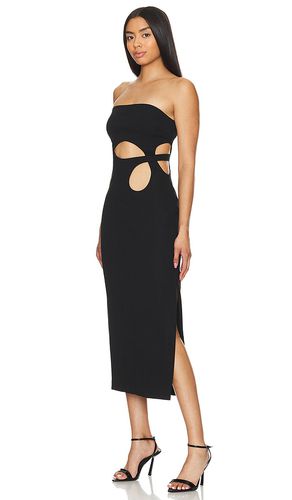 Vestido midi avery en color talla L en - Black. Talla L (también en M, S, XL, XS) - MISHA - Modalova