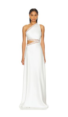 Jillian Asymmetric Lace Gown in . - size L (also in M, S, XL, XXL) - MISHA - Modalova