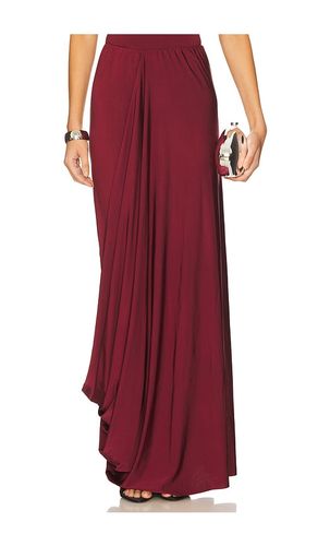 The Waterfall Jersey Skirt in Red. - size M (also in S, XS) - MISHA - Modalova