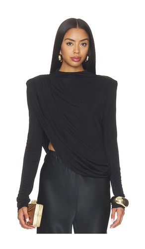 The Draped Sheen Jersey Top in . Size S. Also in XS - MISHA - Modalova