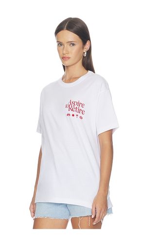 Racing Division Tee in White. - size S (also in M, L, XL/1X) - Motel Margarita - Modalova