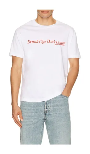 Drunk Cigs Tee in . - size L (also in M, S, XL/1X) - Motel Margarita - Modalova