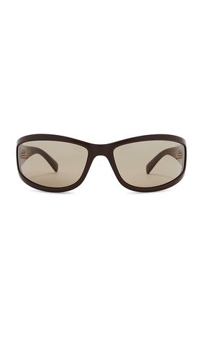 Miu Miu Shield Sunglasses in Brown - Miu Miu - Modalova