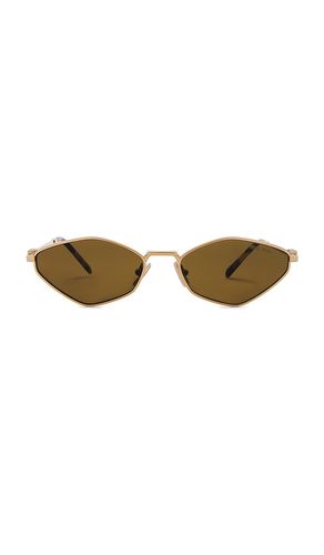 Oval Sunglasses in Metallic - Miu Miu - Modalova