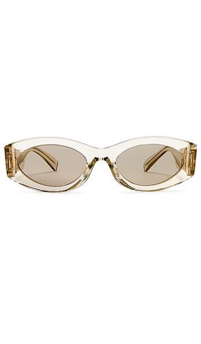 Miu Miu Oval Sunglasses in White - Miu Miu - Modalova