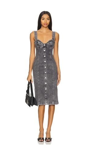 Stretch Denim Dress in Grey. - size L (also in M, S, XS) - Moschino Jeans - Modalova