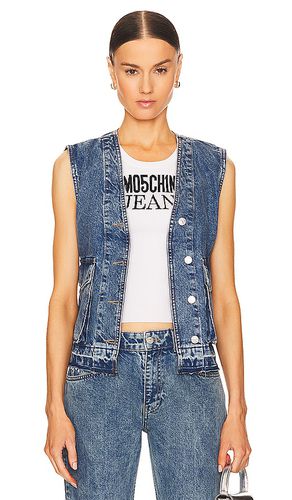 Denim Waistcoat in Blue. - size L (also in M, S, XS) - Moschino Jeans - Modalova