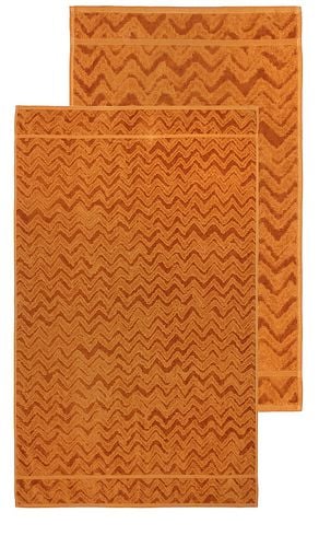 Rex 2 Piece Bath & Hand Towel Set in Orange - Missoni Home - Modalova