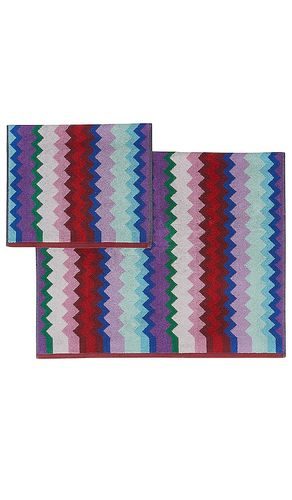 Chantal 2 Piece Bath & Hand Towel Set in Multi - Missoni Home - Modalova