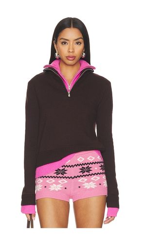 Double Layer Half Zip Sweater in Multi. - size L (also in M, S, XS) - Monse - Modalova