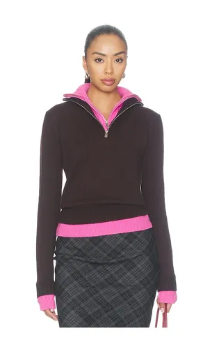 Double Layer Half Zip Sweater in . Size L. Also in M, S, XS - Monse - Modalova