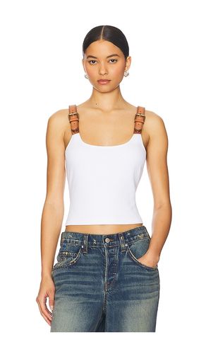Leather Strap Tank Top in . - size L (also in M, S) - Monse - Modalova