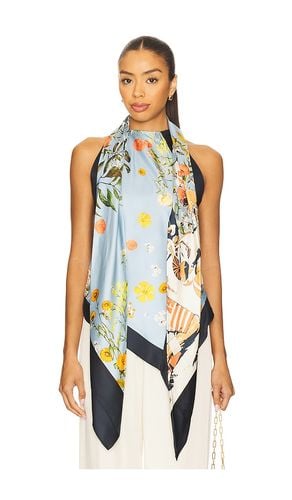 Printed Scarf Top in Baby Blue. - size 0 (also in 2, 4, 6) - Monse - Modalova