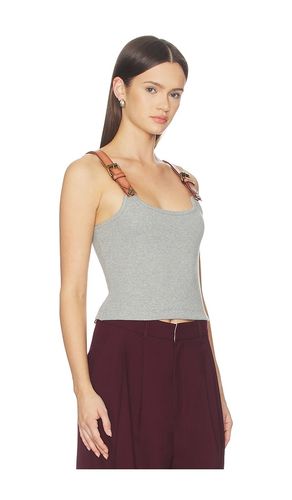 Leather Strap Tank Top in . Size L. Also in M, S - Monse - Modalova