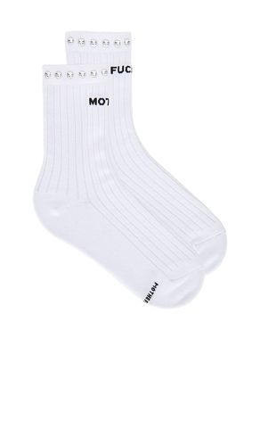 MOTHER The Half Step Sock in White - MOTHER - Modalova