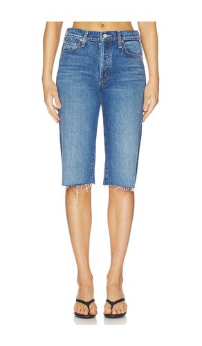 The Kick It Half N Half Fray Short in Blue. - size 23 (also in 24, 25, 26, 27, 28) - MOTHER - Modalova