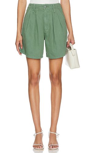 The Pleated Chute Prep Short in Green. - size 24 (also in 25, 27, 28) - MOTHER - Modalova