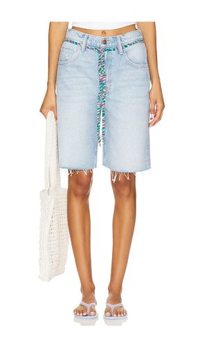 The Shoelace Fun Dip Short Fray in Blue. - size 23 (also in 24, 25, 26, 27, 28, 29, 32, 33, 34) - MOTHER - Modalova