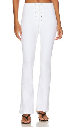 The Lace Up High Waisted Weekend Skimp in White. - size 29 (also in 30, 31, 32) - MOTHER - Modalova