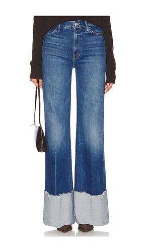 The Hustler Roller Heel Cuff Fray in Blue. - size 28 (also in 29) - MOTHER - Modalova