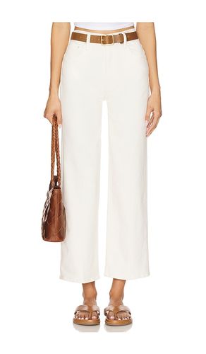 The Rambler Zip Ankle Jeans in Cream. - size 32 (also in 34) - MOTHER - Modalova