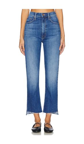 High Waisted Rider Ankle Step Fray in Denim-Medium. - size 24 (also in 25, 26, 27, 28, 31) - MOTHER - Modalova
