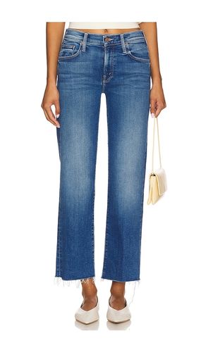 The Rambler Zip Ankle Fray Jeans in Blue. - size 28 (also in 29, 30, 33) - MOTHER - Modalova