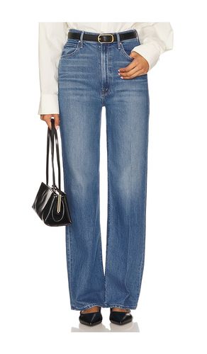 High Waisted Tunnel Vision Sneak Jeans in Blue. - size 23 (also in 24, 25, 26, 27, 28, 29, 30, 31, 32, 33) - MOTHER - Modalova