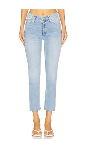 The Mid Rise Dazzler Ankle Fray Jeans in Blessing Jeans in Disguise in Blue. - size 26 (also in 27, 28, 30, 33, 34) - MOTHER - Modalova