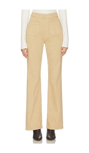 High Waisted Patch Pocket Bookie Sneak Jeans in Tan. - size 29 (also in 30, 34) - MOTHER - Modalova