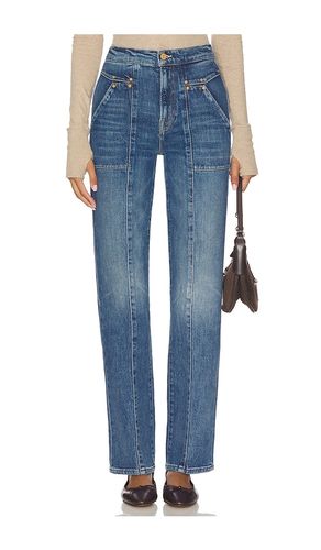 The Riveting Rambler Zip Sneak Jeans in Blue. - size 33 (also in 34) - MOTHER - Modalova