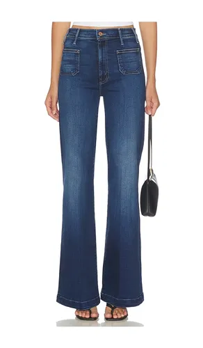 Lil Petite Hustler Roller Patch Pocket Sneak Jeans in Blue. - size 29P (also in 31P, 33P, 34P) - MOTHER - Modalova