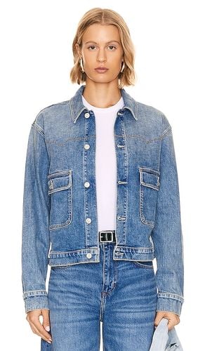 The Rootin' Tootin' Jacket in Denim-Medium. - size S (also in XL) - MOTHER - Modalova