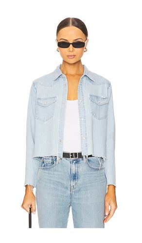The Super Ex's Crop Step Fray in No End in Blue. - size L (also in M, XS) - MOTHER - Modalova