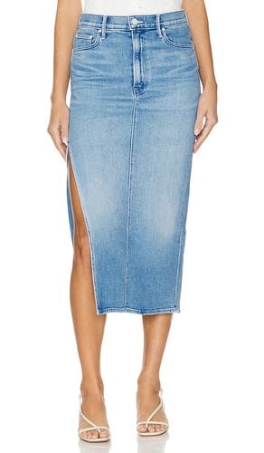 The Split Second Skirt in Denim-Medium. - size 25 (also in 26, 27) - MOTHER - Modalova