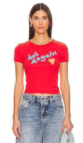 Camiseta ringer itty bitty en color rojo talla L en - Red. Talla L (también en M, S, XS) - MOTHER - Modalova
