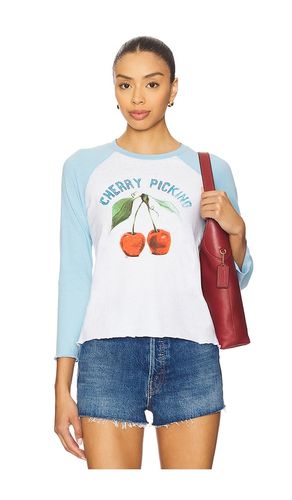 The Sporty Concert Tee in White,Baby Blue. - size L (also in M, S, XL) - MOTHER - Modalova