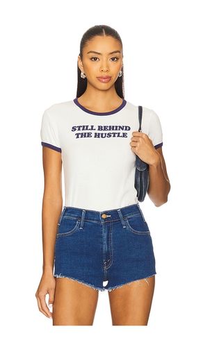 The Itty Bitty Ringer Tee in White. - size L (also in M, S, XL, XS) - MOTHER - Modalova