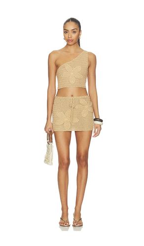Raine Crochet Mini Skirt Set in Metallic. - size S (also in M, L) - MORE TO COME - Modalova