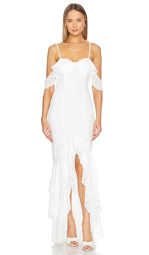 Vestido largo adriana en color talla L en - White. Talla L (también en M, S, XL, XS, XXS) - MORE TO COME - Modalova
