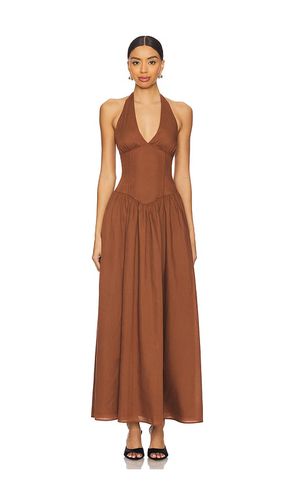 Vestido bexley en color talla L en - Brown. Talla L (también en M, S, XL, XS, XXS) - MORE TO COME - Modalova